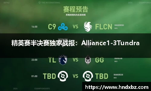 精英赛半决赛独家战报：Alliance1-3Tundra